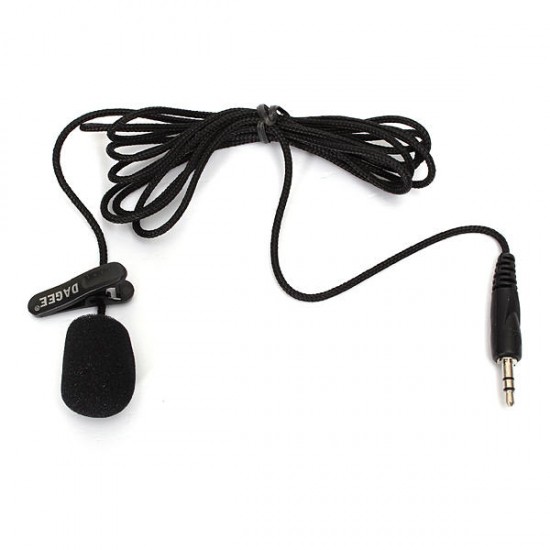 3.5mm Active Clip Mic Microphone For Sports Camera GoPro Hero 1 2 3 3+