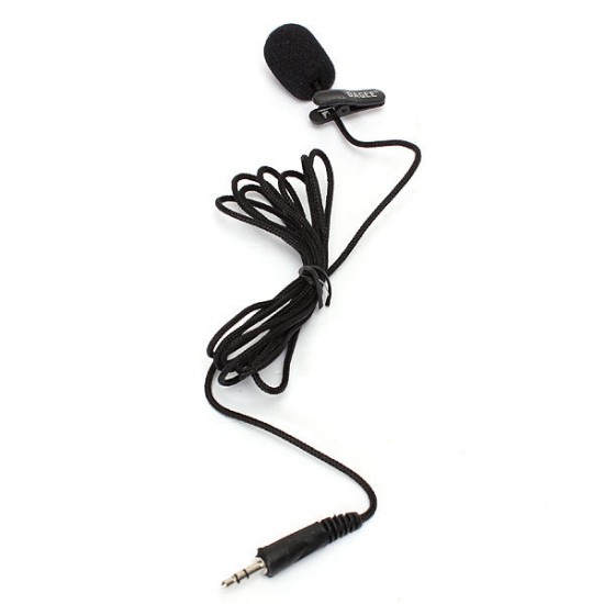 3.5mm Active Clip Mic Microphone For Sports Camera GoPro Hero 1 2 3 3+