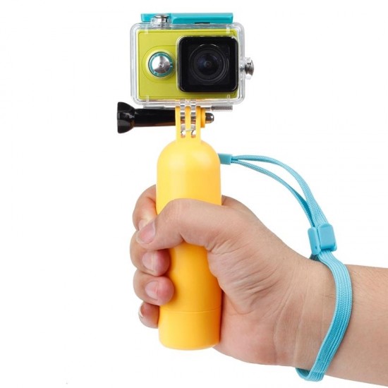 Flat-Bottomed Bobber Floating Hand Grip Buoyancy Rods Self Monopod Stick for Gopro Yi Sport Camera