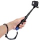 PU150 Handheld Extendable Pole Monopod Selfie Stick for Action Sportscamera