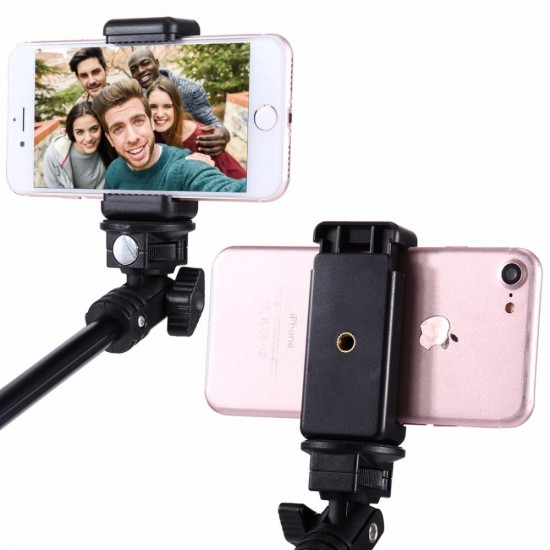PU54B Extendable Adjustable Handheld Selfie Stick Monopod for Action Sportscamera Phone