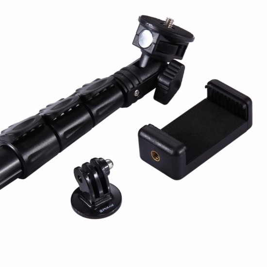 PU54B Extendable Adjustable Handheld Selfie Stick Monopod for Action Sportscamera Phone PU54B Extendable Adjustable Handheld Selfie Stick Monopod for Action Sportscamera Phone