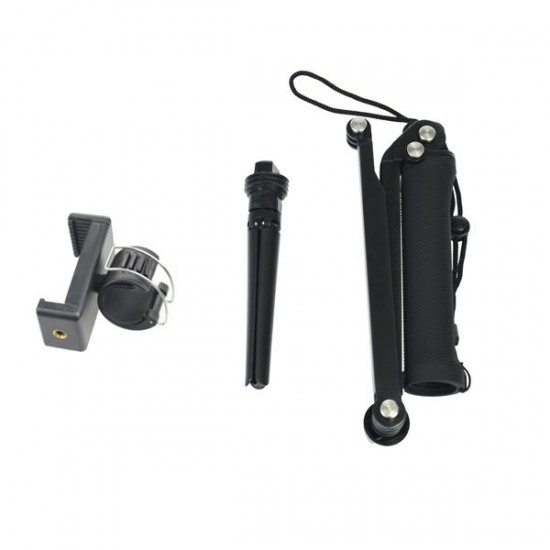 Three-Way Arm Mount Adjustable Monopod Stick Stand Bracket for GoPro Hero 4 3plus 3 SJ4000 SJ5000