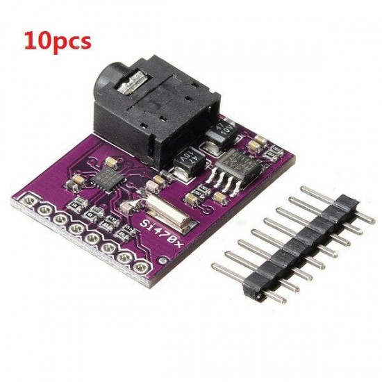 10pcs -470 Si4703 FM Radio Tuner Evaluation Development Board