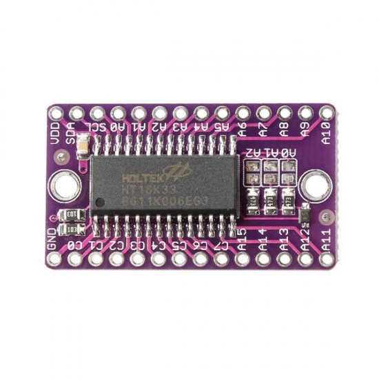 10pcs HT16K33 LED Dot Matrix Drive Control Module Digital Tube Driver Development Board 10pcs HT16K33 LED Dot Matrix Drive Control Module Digital Tube Driver Development Board