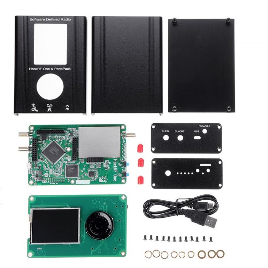 2.4 Inch H1 Updated Version + One SDR + Metal Shell Kit Software Defined Radio 1MHz-6GHz 2.4 Inch H1 Updated Version + One SDR + Metal Shell Kit Software Defined Radio 1MHz-6GHz