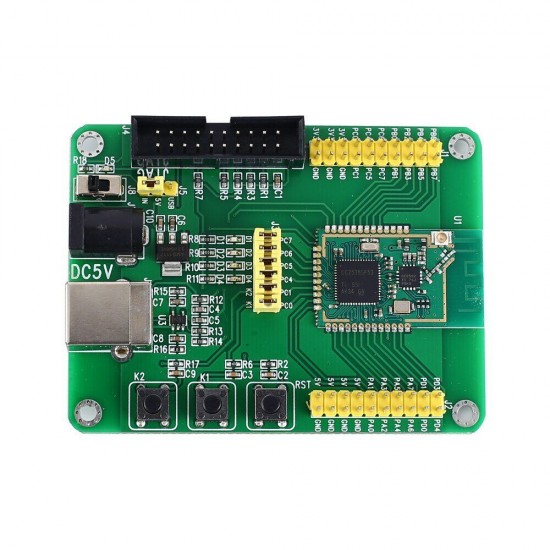 2.4GHz CC2538 Cortex-M3 Controller Development Board 6LoWPAN for Contiki System Wireless Transceiver Module 5V DC