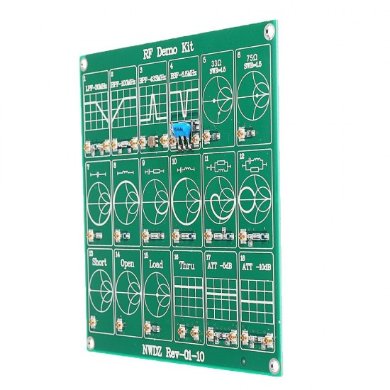 2Pcs RF Demo Kit RF Demo Board Development Board Test Board Calibration Board