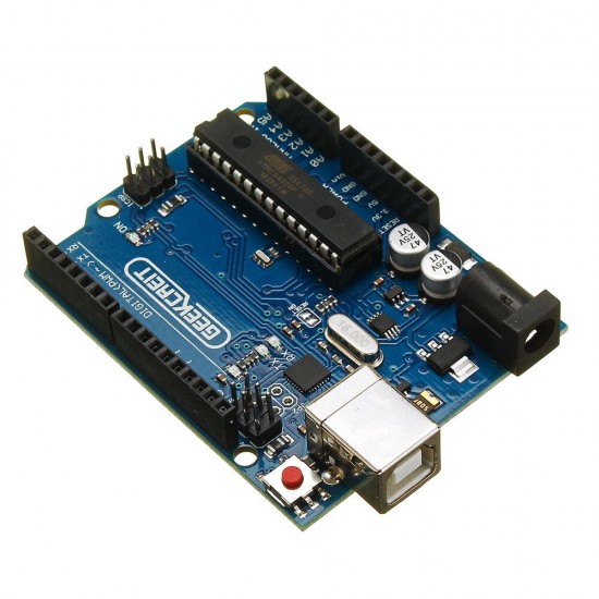 2pcs UNO R3 ATmega16U2 USB Development Main Board for Arduino - products that work with official for Arduino boards