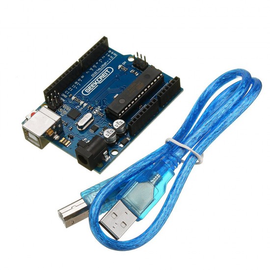 2pcs UNO R3 ATmega16U2 USB Development Main Board for Arduino - products that work with official for Arduino boards