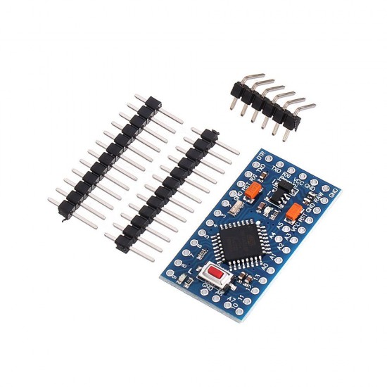 3Pcs 3.3V 8MHz ATmega328P-AU Pro Mini Microcontroller With Pins Development Board