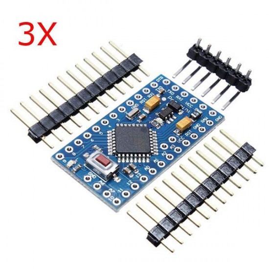 3Pcs ATMEGA328 328p 5V 16MHz Compatible Nano Size Module PCB Board 3Pcs ATMEGA328 328p 5V 16MHz Compatible Nano Size Module PCB Board