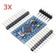 3Pcs ATMEGA328 328p 5V 16MHz Compatible Nano Size Module PCB Board