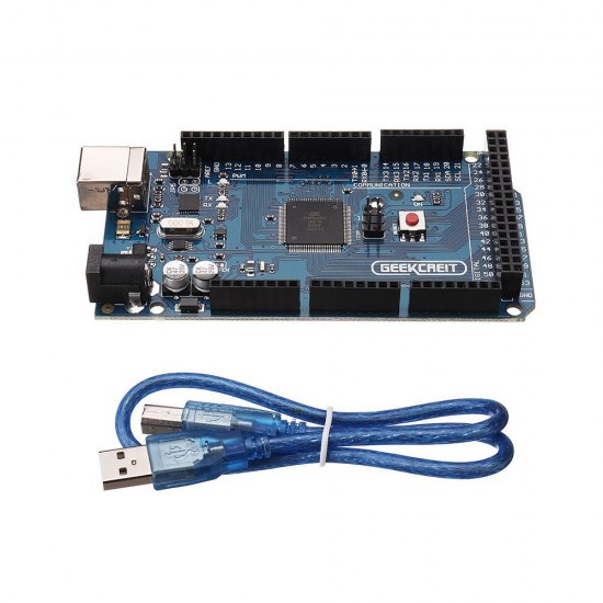 3Pcs 2560 R3 ATmega2560-16AU MEGA2560 Development Board With USB Cable 3Pcs 2560 R3 ATmega2560-16AU MEGA2560 Development Board With USB Cable