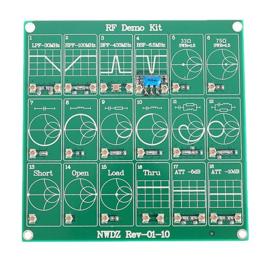 5Pcs RF Demo Kit RF Demo Board Development Board Test Board Calibration Board 5Pcs RF Demo Kit RF Demo Board Development Board Test Board Calibration Board