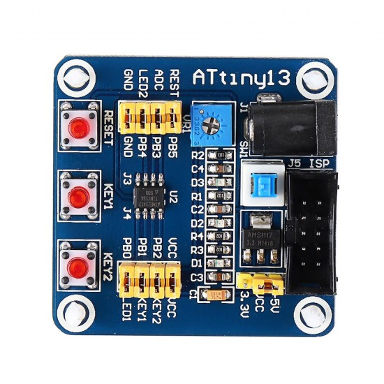 Development Board Tiny13 Minimum System Learning Development Board Tiny13 Minimum System Learning
