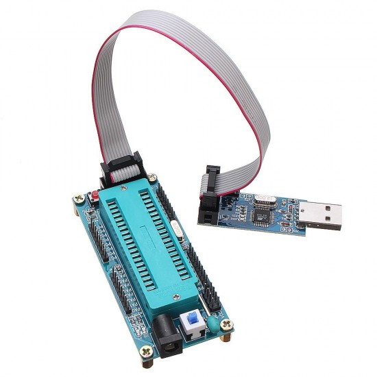 ATMEGA16 Minimum System Development Board ATmega32 + USB ISP USBasp Programmer with Download Cable ATMEGA16 Minimum System Development Board ATmega32 + USB ISP USBasp Programmer with Download Cable