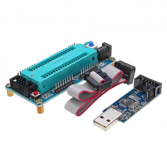 ATMEGA16 Minimum System Development Board ATmega32 + USB ISP USBasp Programmer with Download Cable