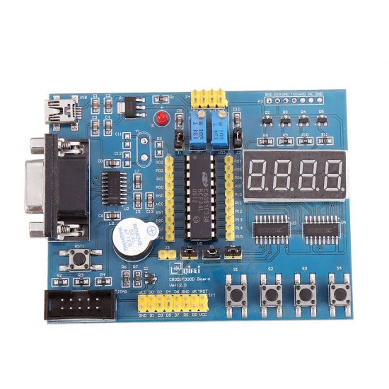 C8051f330 C8051F330D Development Board Learning Experiment Programmer MicroController C8051F Mini System Development Board with USB Cable