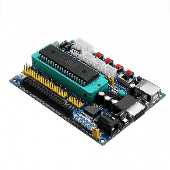 DC 12V PIC16F877A PIC Minimum System Development Board Emulator JTAG ICSP Program Minimum System Microcontroller Module