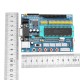 DC 12V PIC16F877A PIC Minimum System Development Board Emulator JTAG ICSP Program Minimum System Microcontroller Module