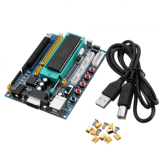 DC 12V PIC16F877A PIC Minimum System Development Board Emulator JTAG ICSP Program Minimum System Microcontroller Module DC 12V PIC16F877A PIC Minimum System Development Board Emulator JTAG ICSP Program Minimum System Microcontroller Module