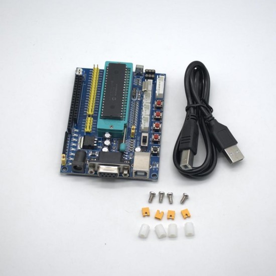 DC 12V PIC16F877A PIC Minimum System Development Board Emulator JTAG ICSP Program Minimum System Microcontroller Module