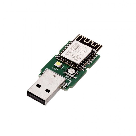 5V USB Tiny ESP8266 Development Board with 4MB ESP-12E RGB LED
