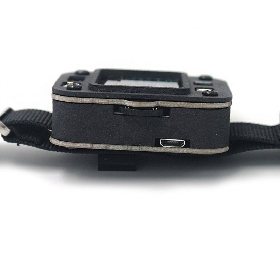 BAD Watch Programmable Watch Atmega32u4 USB Laser VL53L0 Distance Sensor Temperture RTC with 800mAh Battery BAD Watch Programmable Watch Atmega32u4 USB Laser VL53L0 Distance Sensor Temperture RTC with 800mAh Battery