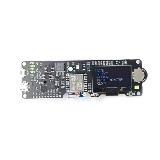 WiFi OLED V6 ESP8266 Development Board with Polarity Protection Case Antenna 4MB ESP-07