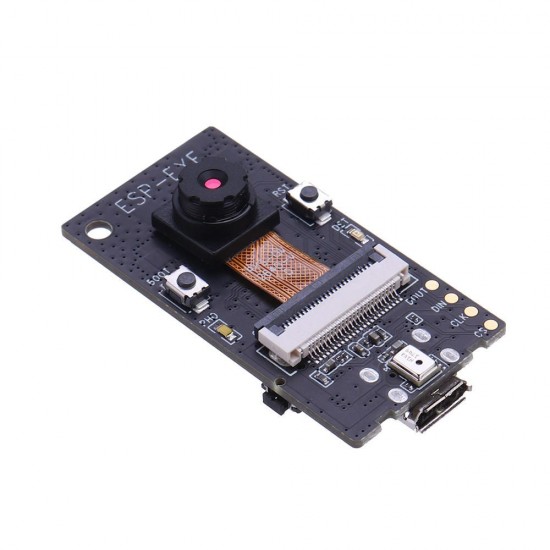ESP-EYE ESP32 Wi-Fi and bluetooth AI Development Board Supports Face Detection and Voice Wake-up with 2 Megapixel Camera ESP-EYE ESP32 Wi-Fi and bluetooth AI Development Board Supports Face Detection and Voice Wake-up with 2 Megapixel Camera