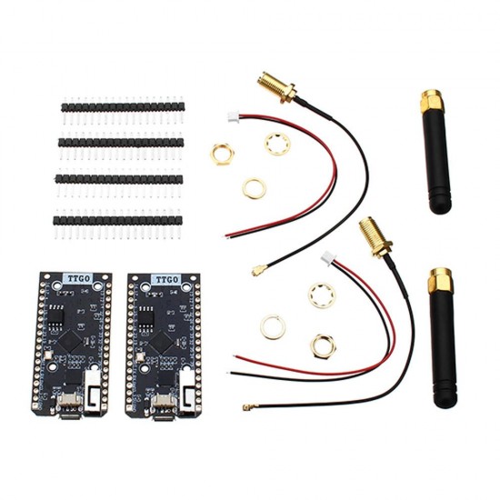 2Pcs ESP32 SX1276 915MHz bluetooth WI-FI Internet Antenna Development Board