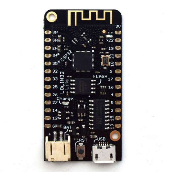 LOLIN32 Lite V1.0.0 WiFi & bluetooth Board Based ESP-32 Rev1 MicroPython 4MB FLASH Module LOLIN32 Lite V1.0.0 WiFi & bluetooth Board Based ESP-32 Rev1 MicroPython 4MB FLASH Module