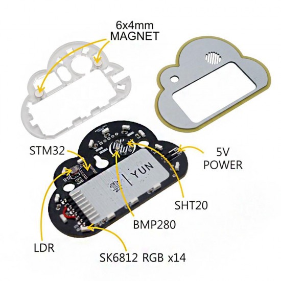 ESP32 PICO Color LCD Mini IoT Development Board + Multi-Function Environment Information Meas ESP32 PICO Color LCD Mini IoT Development Board + Multi-Function Environment Information Meas