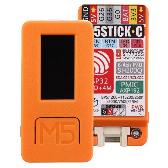 ESP32 PICO Color LCD Mini IoT Development Board Finger Computer + PIR Human Body Induction Sensor Module Compatible M5StickC ESP32 PICO Color LCD Mini IoT Development Board Finger Computer + PIR Human Body Induction Sensor Module Compatible M5StickC