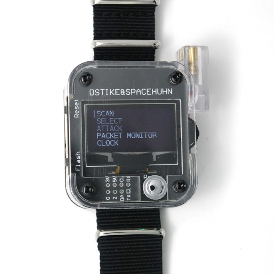 WiFi Watch V3 | Smart Watch/NodeMCU /ESP8266 Programmable Development Board-Black
