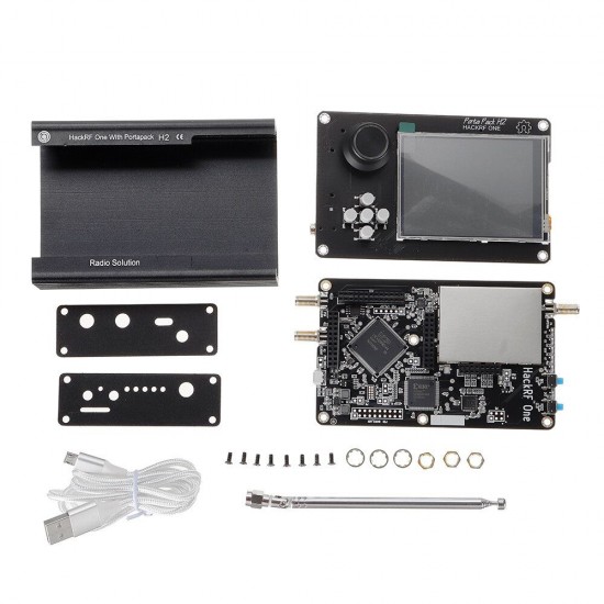 H2 + One SDR Radio with Firmware + 0.5ppm TCXO GPS + 3.2 inch Touch LCD + Metal Case + Antenna Kit H2 + One SDR Radio with Firmware + 0.5ppm TCXO GPS + 3.2 inch Touch LCD + Metal Case + Antenna Kit