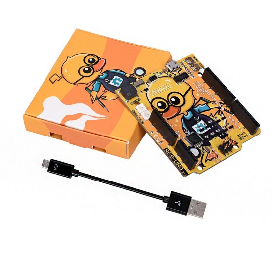UN0 V1.1 Geek Duck Development Board CH340C Micro USB Vs UN0 R3 for Raspberry Pi 3B Raspberry Pi 4B for Arduino