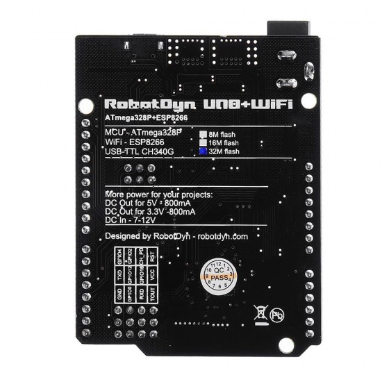 U NO+WiFi R3 ATmega328P+ESP8266 32Mb USB-TTL CH340G Development Board For Ariduino U NO+WiFi R3 ATmega328P+ESP8266 32Mb USB-TTL CH340G Development Board For Ariduino