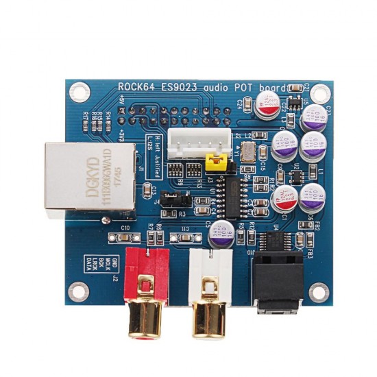 Stereo Audio Receiver Module Board For ESS ES9023 Sabre DAC HiFi Sound Quality