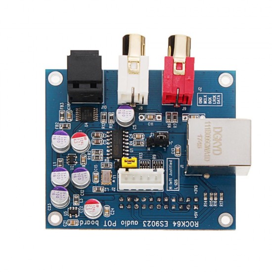 Stereo Audio Receiver Module Board For ESS ES9023 Sabre DAC HiFi Sound Quality Stereo Audio Receiver Module Board For ESS ES9023 Sabre DAC HiFi Sound Quality