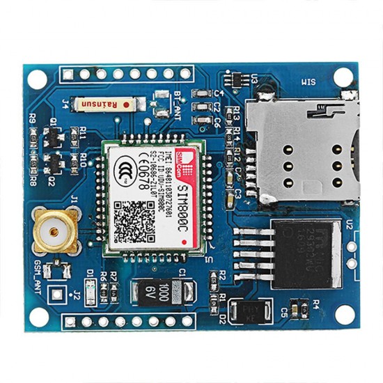 SIM800C Development Board GSM GPRS Module Support Message bluetooth TTS DTMF Quad-band SIM800C Development Board GSM GPRS Module Support Message bluetooth TTS DTMF Quad-band