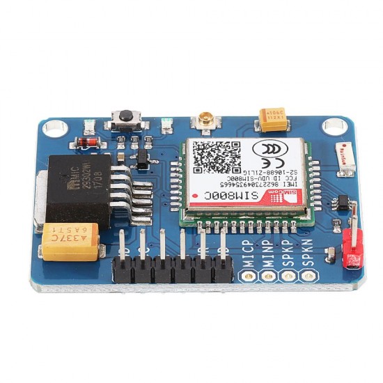 SIM800C GPRS GSM Module SIM Wireless Module TTL Development Board Replace SIM900A with 2.4G IPX Antenna