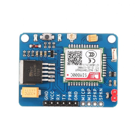 SIM800C GPRS GSM Module SIM Wireless Module TTL Development Board Replace SIM900A with 2.4G IPX Antenna SIM800C GPRS GSM Module SIM Wireless Module TTL Development Board Replace SIM900A with 2.4G IPX Antenna