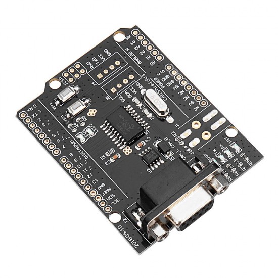 SPI MCP2515 EF02037 CAN BUS Shield Development Board High Speed Communication Module for Arduino - products that work with official Arduino boards SPI MCP2515 EF02037 CAN BUS Shield Development Board High Speed Communication Module for Arduino - products that work with official Arduino boards
