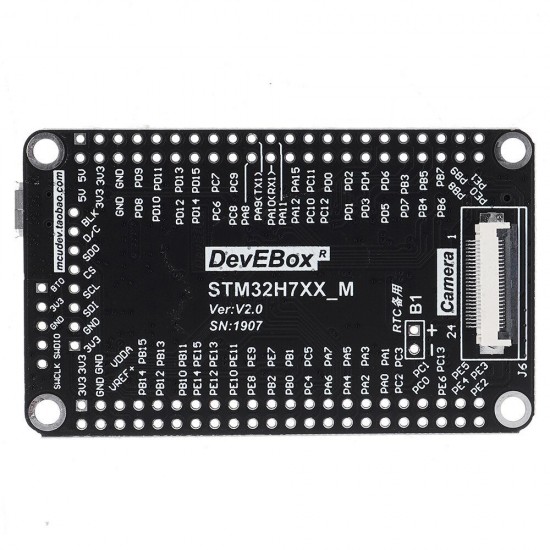 STM32H750VBT6/STM32H743VIT6 STM32H7 Development Board STM32 System Board M7 Core Board TFT Interface with USB Cable