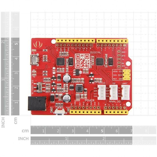 V4.2 ATMEGA16U2 with Grove Connector 2xI2C + 1xUART Development Board