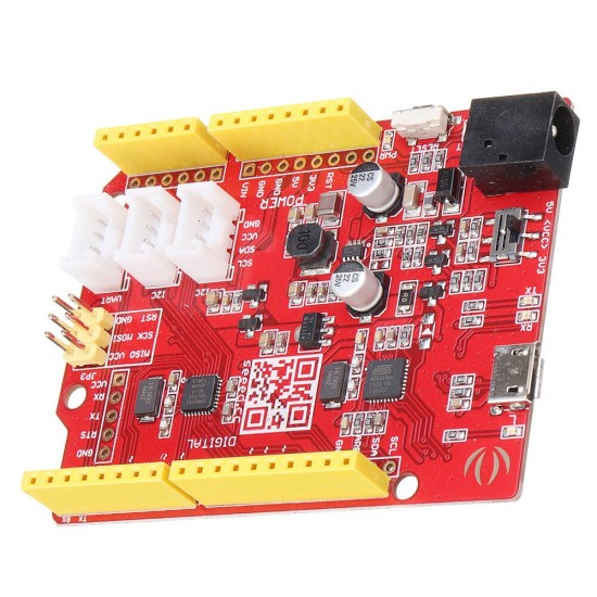 V4.2 ATMEGA16U2 with Grove Connector 2xI2C + 1xUART Development Board