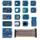 Sensor Starter Module Kits with IO Expansion Shield for UNO R3 Mega2560 R3 Leonardo Sensor Starter Module Kits with IO Expansion Shield for UNO R3 Mega2560 R3 Leonardo