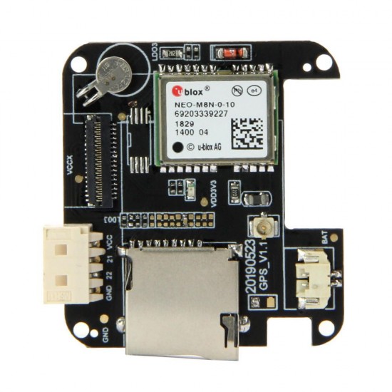 GPS-M8N Bottom PCB ESP32 Support TF Card Expansion Board Lua MicroPython Scratch GPS-M8N Bottom PCB ESP32 Support TF Card Expansion Board Lua MicroPython Scratch